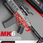 MK6 Electric GUN GEL Ammos AUTO Shooting Blaster Balls
