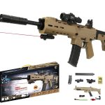 SCAR Machine Gun AK47 Automatic Gun Shoots Water Crystal Bullet Guns & Darts